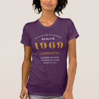 Anniversaire personnalisé 1969 Ajouter Votre Nom M