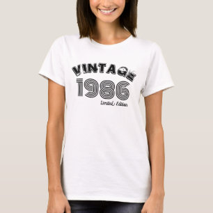 T-shirt Anniversaire personnalisé 40 ans 1986
