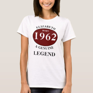 T-shirt Anniversaire personnalisé Ajouter un nom Année Né