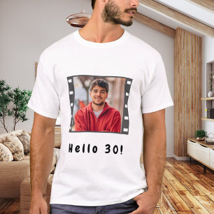 T-shirt Anniversaire personnalisé film photo bonjour gars 