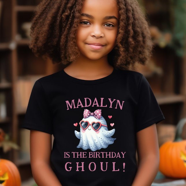 T-Shirt Anniversaire personnalisé Ghoul (Birthday Ghoul Custom Halloween Birthday Shirt)