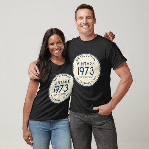 T-SHIRT ANNIVERSAIRE PERSONNALISÉ SIMPLE