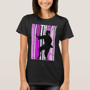 T-shirt Anniversaire Pink Karate Ceinture Blanche Pour Fil