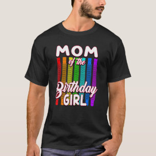 T-shirt Anniversaire Pop Tube Maman of the Birthday Girl