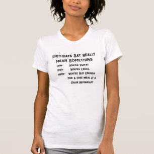 T-shirt Anniversaire qui signifie quelque chose de drôle t