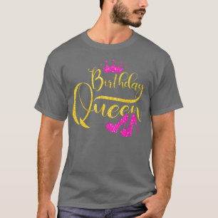 T-shirt Anniversaire Reine Anniversaire Squad Cute Anniver