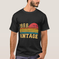 Anniversaire Rétro Vintage Coucher de Soleil 1966