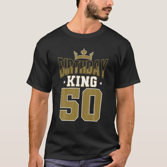 T-shirt Anniversaire Roi 50 Anniversaire Fête 50E Royal (Devant)