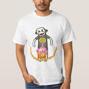 T-shirt anniversaire Singe Chaussette