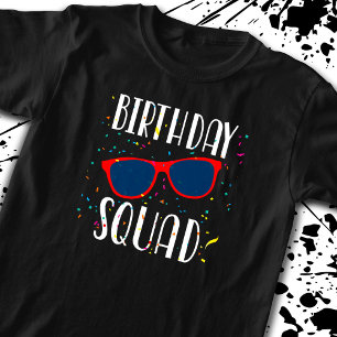 T-shirt Anniversaire Squad Cool Fun Jote Correspondance Pa