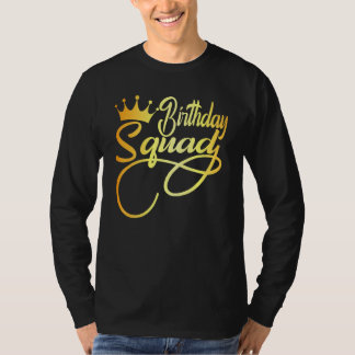 T-shirt Anniversaire Squad Joyeux Anniversaire Fête de la