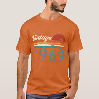 T-shirt Anniversaire Vintage 1969 Rétro Vintage drôle