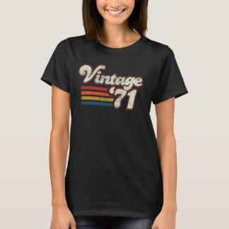 T-shirt Anniversaire vintage de 1971