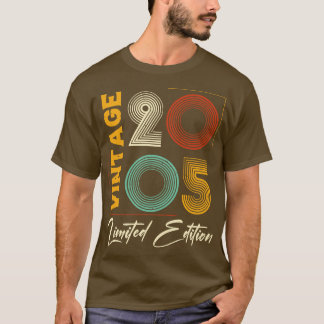 T-shirt Anniversaire vintage de 2005