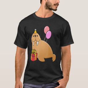 T-shirt Anniversaire Walrus pour Amoureux des animaux mari