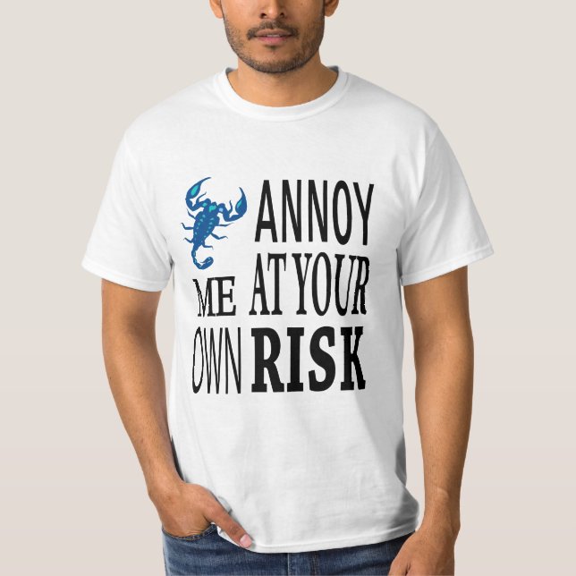T-shirt Annois-moi à tes risques et périls (Devant)