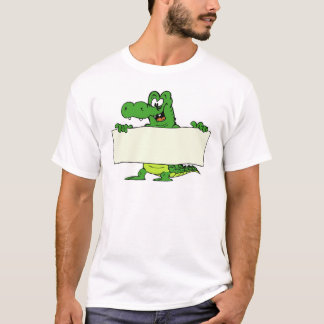 T-shirt annonce d'alligator