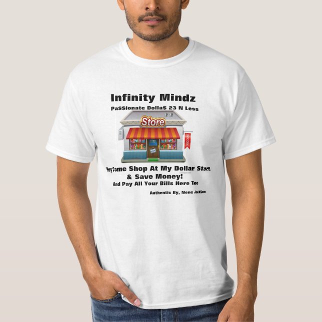 T-shirt annonce de "arbre du dollar" d'iMz (Devant)