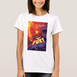 T-shirt Annonce De Film D'Horreur Sci-Fi, Flares De Furie