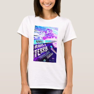 T-shirt Annonce De Film D'Horreur Sci-Fi, Pluies De Terreu