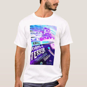 T-shirt Annonce De Film D'Horreur Sci-Fi, Pluies De Terreu