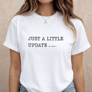 T-shirt Annonce de grossesse bébé révélation drôle