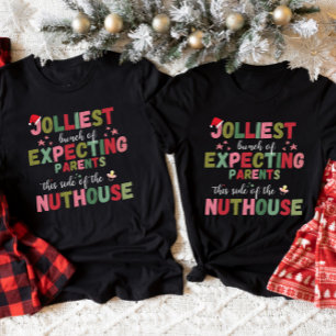 T-shirt Annonce de grossesse de Noël tenue coordonnée pour