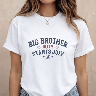 T-shirt Annonce de grossesse Maman à venir 4 juillet