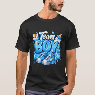 T-shirt Annonce de la révélation du sexe de l'équipe garço