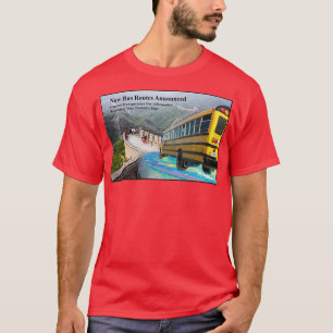 T-shirt Annonce de nouvelles routes de bus