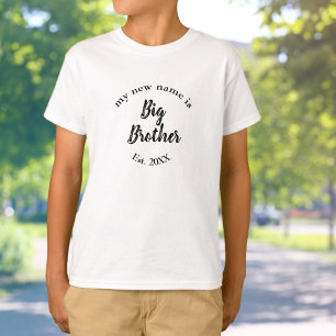 T-shirt Annonce d'un Nouveau Frère ou Soeur pour Big Broth