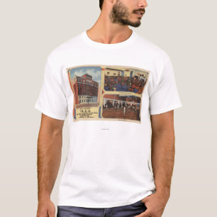 T-shirt Annonce pour le bâtiment d'armée/marine Y.M.C.A.