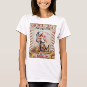 T-shirt Annonce Vintage Pour Bittes De Souris D'Or