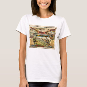 T-shirt Annonce Vintage Pour Fil Barbe En Acier Verdé