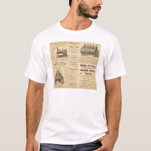 T-shirt Annonces de pétrole de New York
