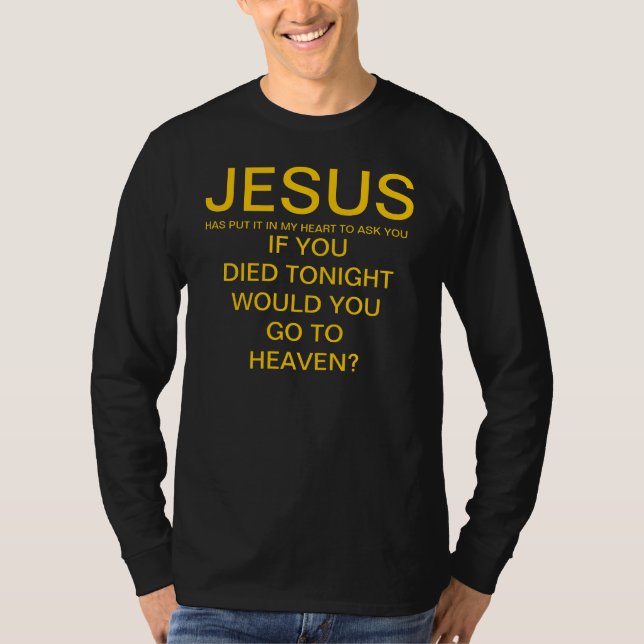 T-shirt annoncez Jésus dans votre vie (Devant)