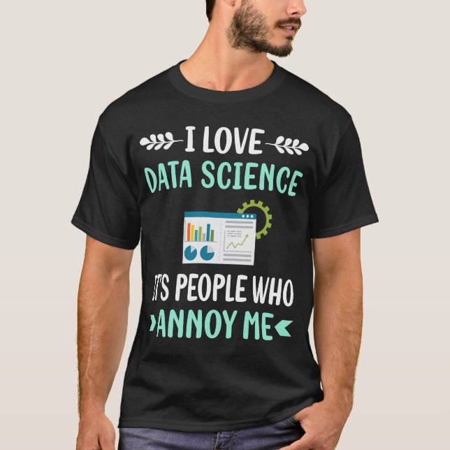 T-shirt Annoy Data Science (Devant)