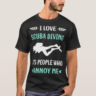 T-shirt Annoy Me Plongée Plongée Planche
