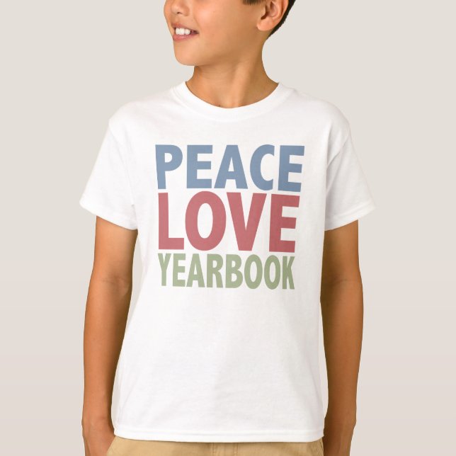 T-shirt Annuaire d'amour de paix (Devant)