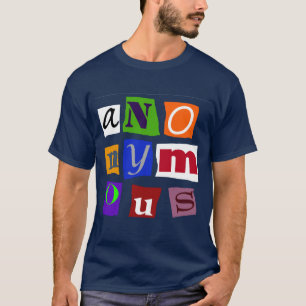 T-shirt anonyme