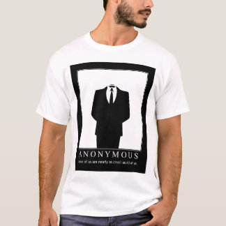 T-shirt Anonyme - défenseurs de Wikileaks