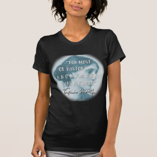 T-shirt Anonyme était un bleu de citation de la Virginie