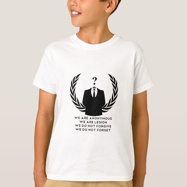 T-shirt Anonymous (Devant)