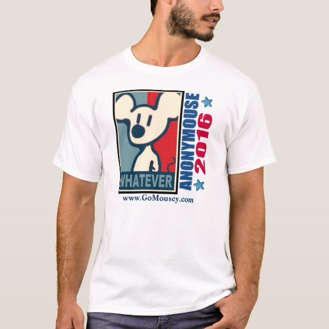 T-shirt Anonymouse 2016 - Ne me blâmez pas (Devant)