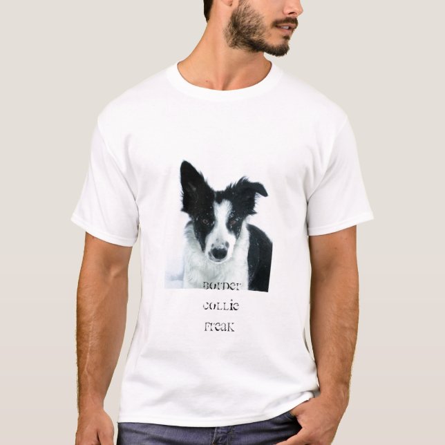 T-shirt anormal de border collie (Devant)
