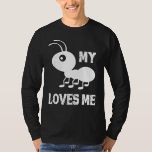 T-shirt Ant Aime Ma tante M'Aime Famille Pour Nephew & Ni