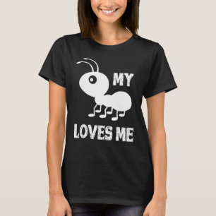 T-shirt Ant Aime Ma tante M'Aime Famille Pour Nephew & Ni