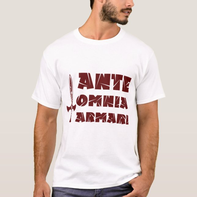 T-shirt Ante Omnia Armari - Citation latente (Devant)