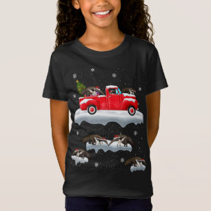 T-Shirt Anteater Conduite Arbre de Noël Camion rouge Antea