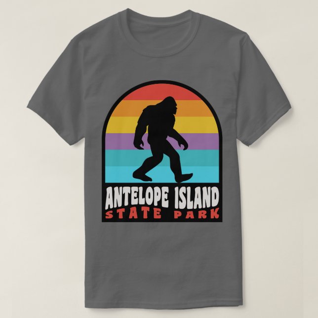 T-shirt Antelope Island Camping Salt Lake City Utah (Design devant)